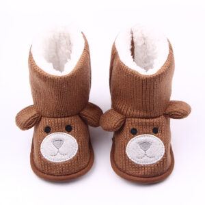 Wholesale autumn winter new bear knitting plus baby shoes, toddler shoes, baby shoes, boots